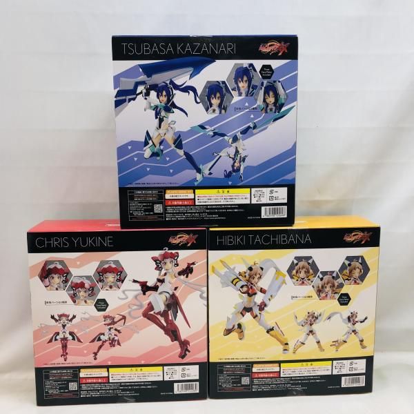 中古】未開封)3点セット ACT MODE 風鳴翼 雪音クリス 立花響 戦姫絶唱