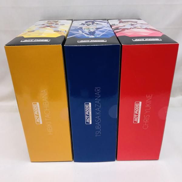 中古】未開封)3点セット ACT MODE 風鳴翼 雪音クリス 立花響 戦姫絶唱