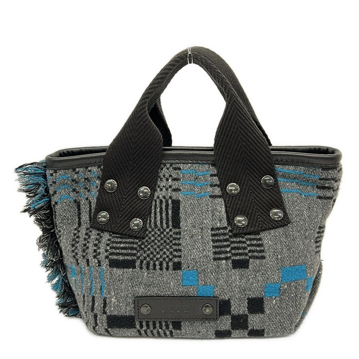 Sacai(サカイ) トートバッグ ジオメトリック ジャガード トートS 22 