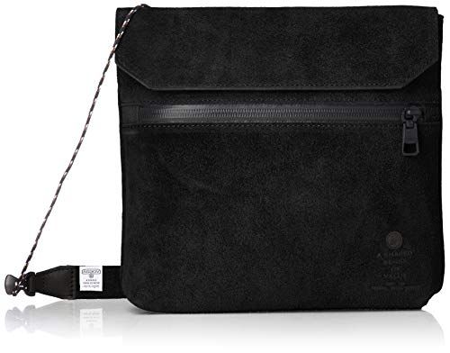 新品 [アッソブ] 防水 スエード レザー サコッシュ 091750 WATER PROOF SUEDE SACOCHE BLACK