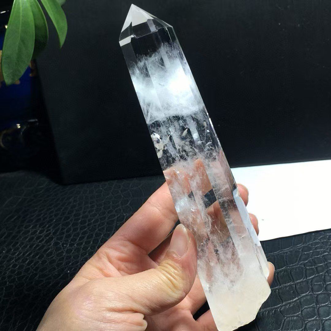  AAAAAAAAAAA級天然高透明度水晶六角柱B0307|YS|229D ミニ棚 置物 インテリア小物