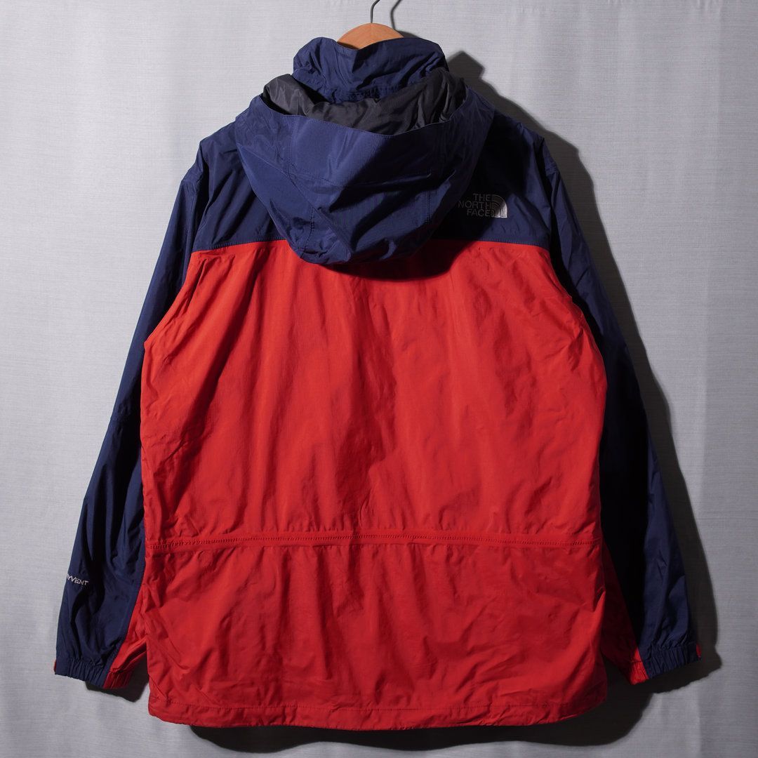 ノースフェイス THE NORTH FACE ナイロンジャケット L ネイビー レッド