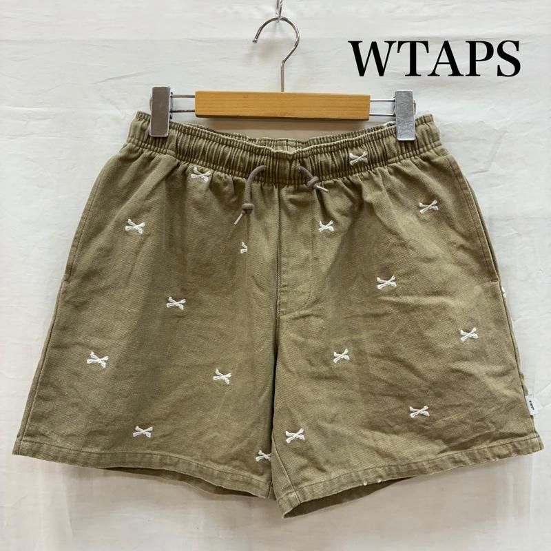 ダブルタップス 22ss SEAGULL 03 SHORTS クロスボーン 刺繍 10oz