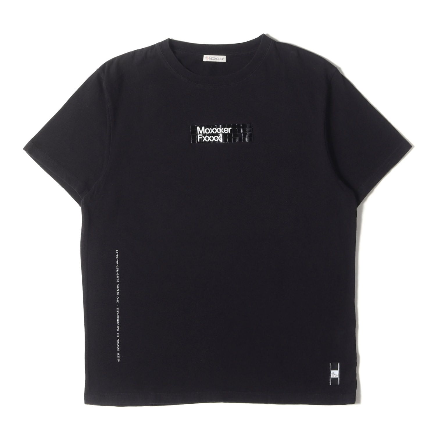 MONCLER Tシャツ サイズ:S / fragment design ロゴ クルーネック T 