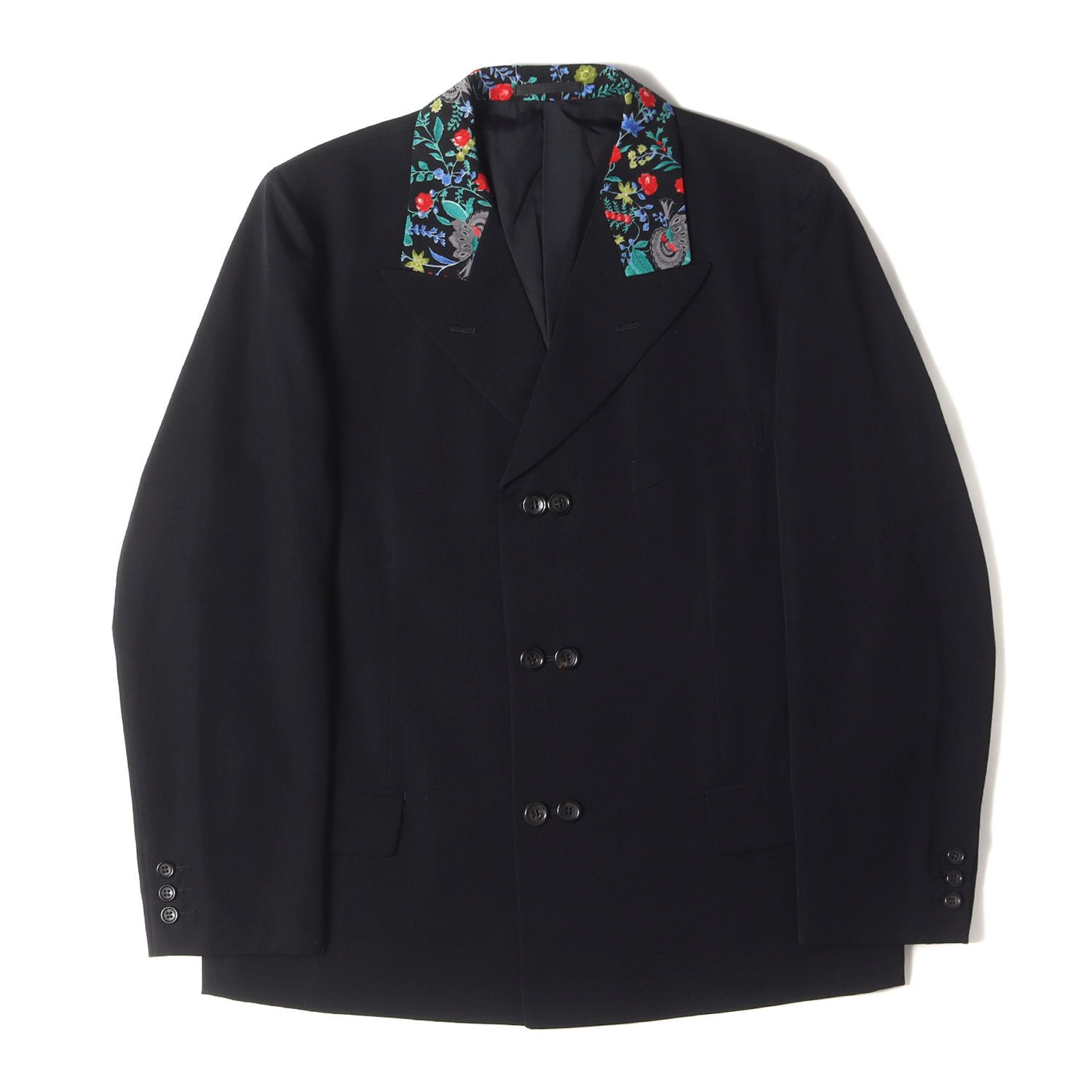 オムプリュス 3B シングル ピークドラペル テーラードジャケット COMME des GARCONS HOMME PLUS コムデギャルソン オムプリュス