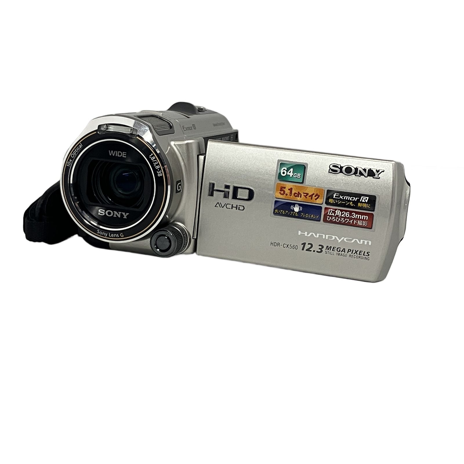 SONY HDR-CX560vビデオカメラ 本体 長時間バッテリー付き 【公式通販】