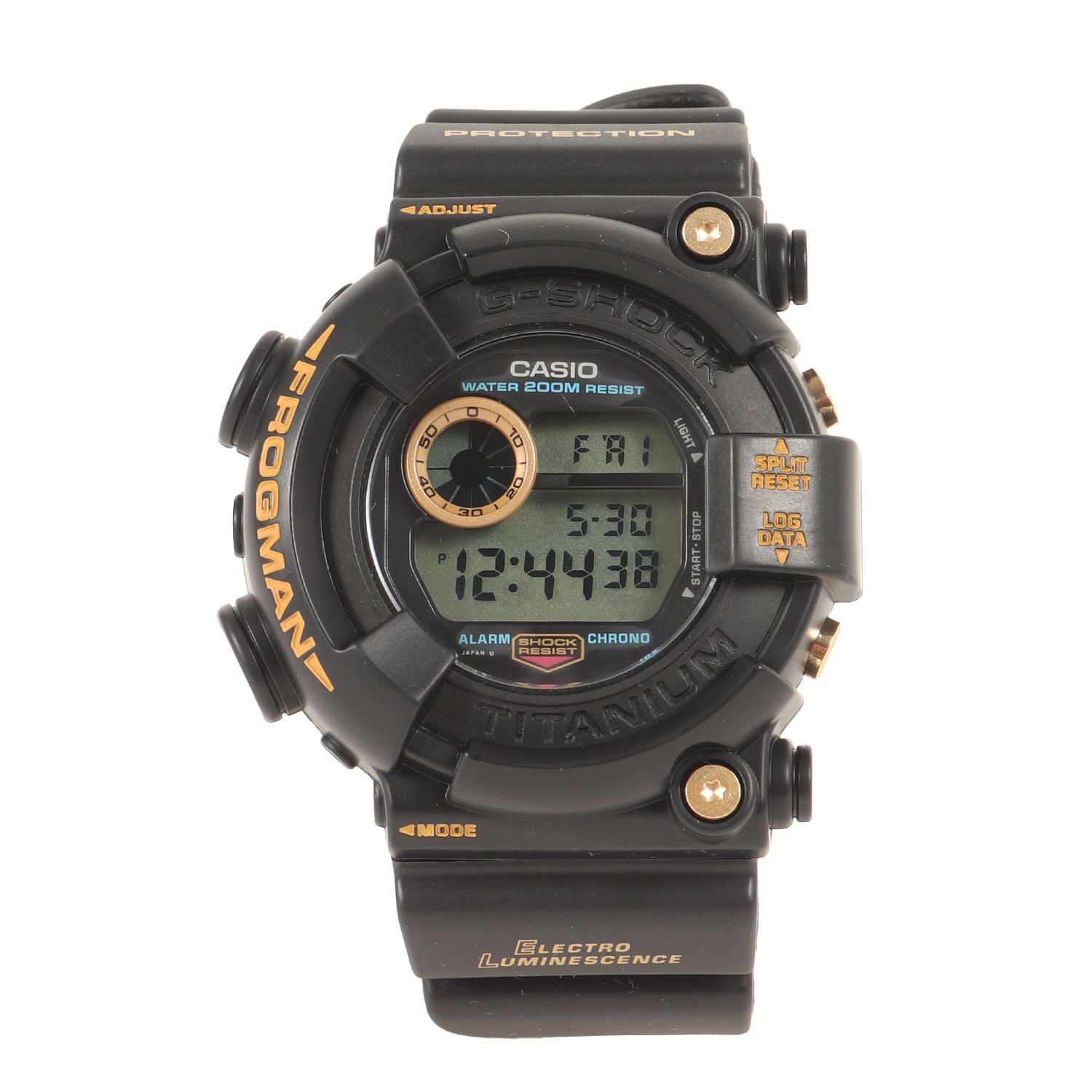 G-SHOCK ジーショック 90s DW-8200BU-9AT フロッグマン 99 黒金蛙