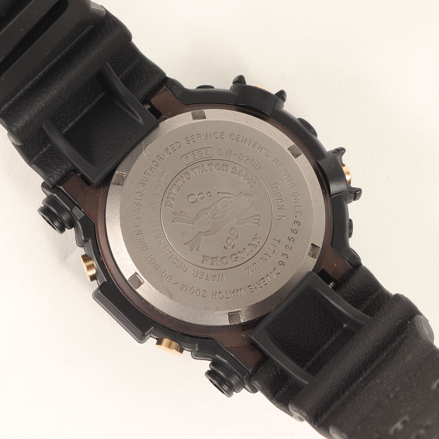 G-SHOCK ジーショック 90s DW-8200BU-9AT フロッグマン 99 黒金蛙 