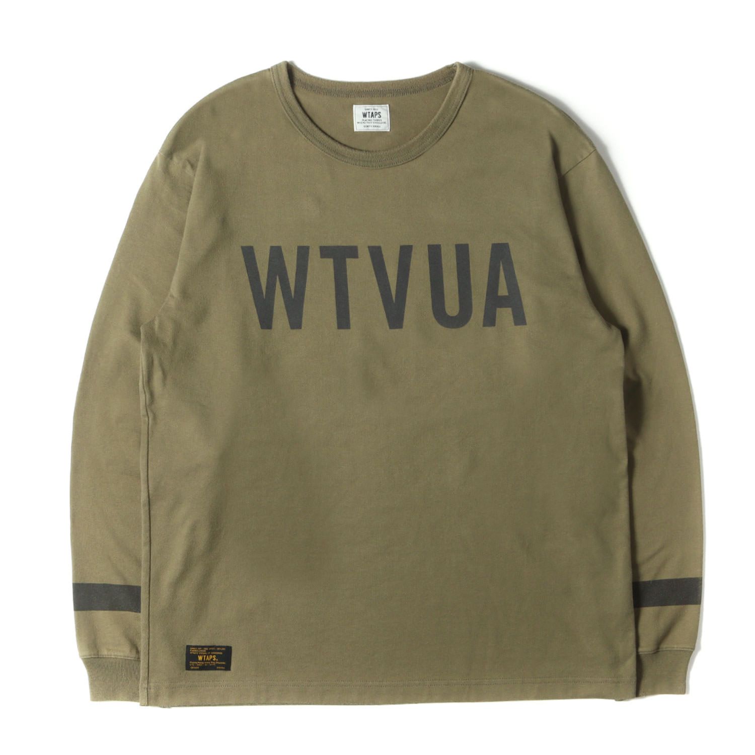 WTAPS ダブルタップス Tシャツ サイズ:S / WTVUAロゴ ヘビー ロング 