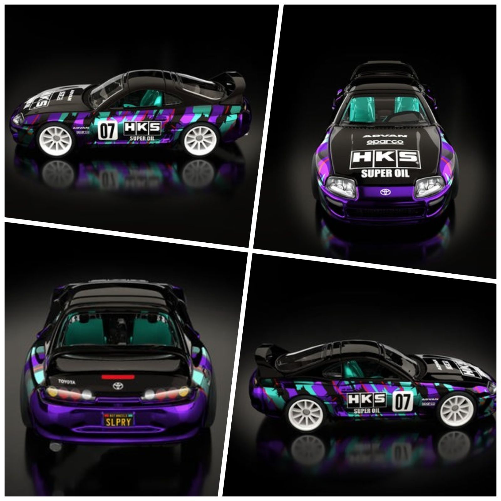 即納車可能】RLC限定 ホットウィール 1997 トヨタ スープラ HKS Hot