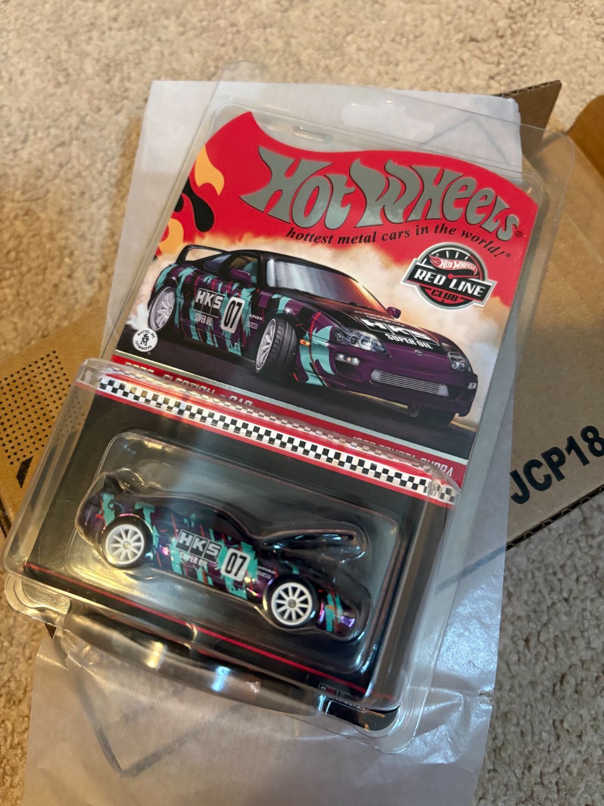 即納車可能】RLC限定 ホットウィール 1997 トヨタ スープラ HKS Hot