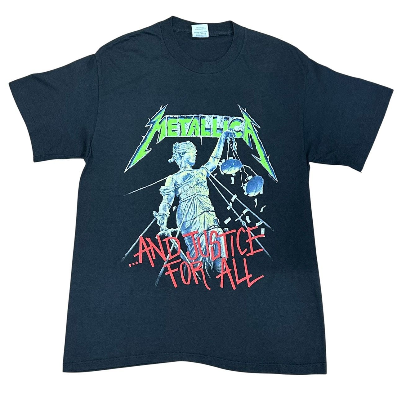 METALLICA メタリカ 80s …And Justice For All バンドT XL ブラック 