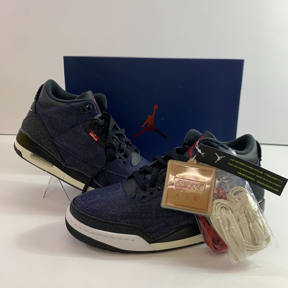 04w6264▽※【中古】Levi's × Nike Air Jordan 3 Retro SP IH7959-400