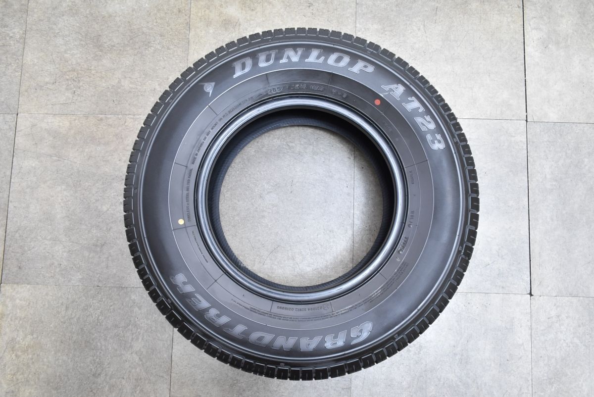 2025年製 新車外し】ダンロップ グラントレック AT23 265/70R16 タイヤ