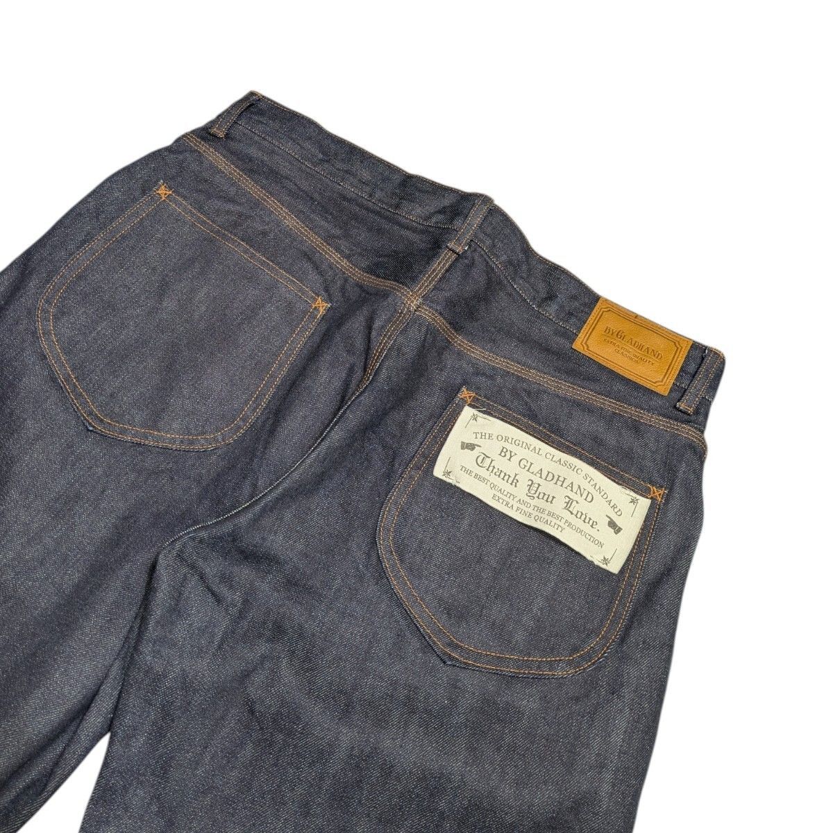 美品 BY GLAD HAND GLADDEN DENIM TYPE-1 赤耳 グラッドハンド 
