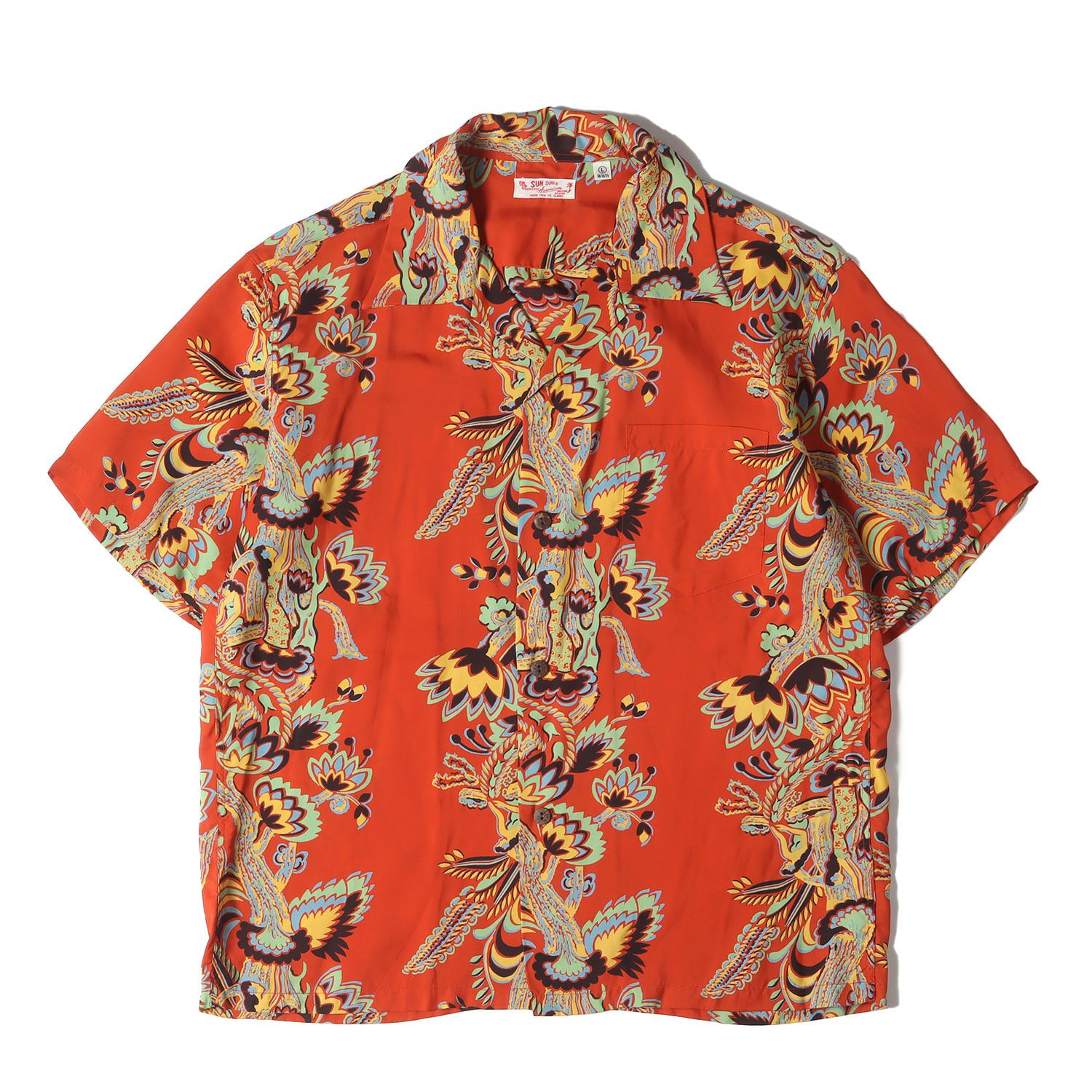 SUN SURF サンサーフ シャツ サイズ:L / 16SS モハラレディ柄 レーヨン