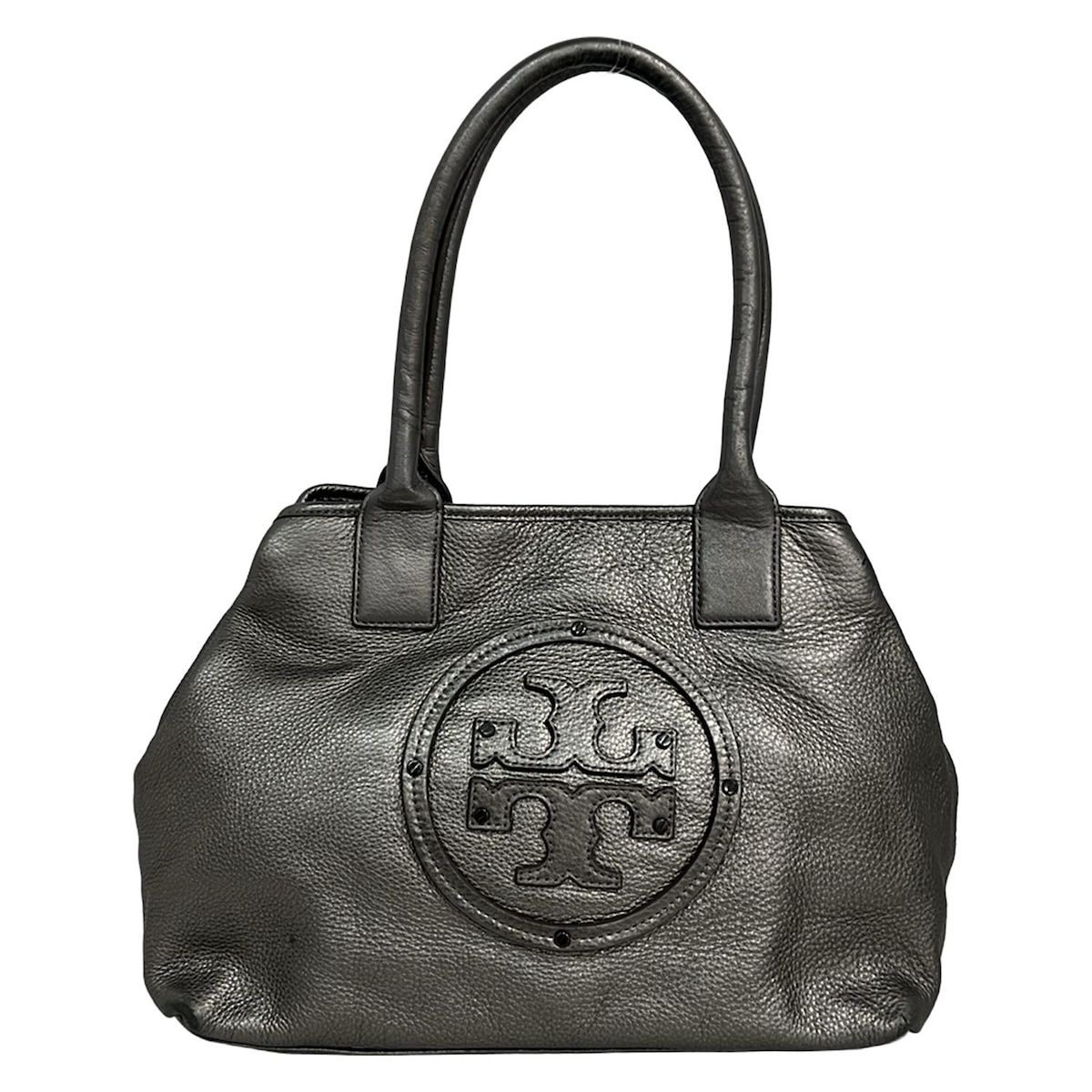 TORY BURCH(トリーバーチ) トートバッグ - シルバー レザー - メルカリ