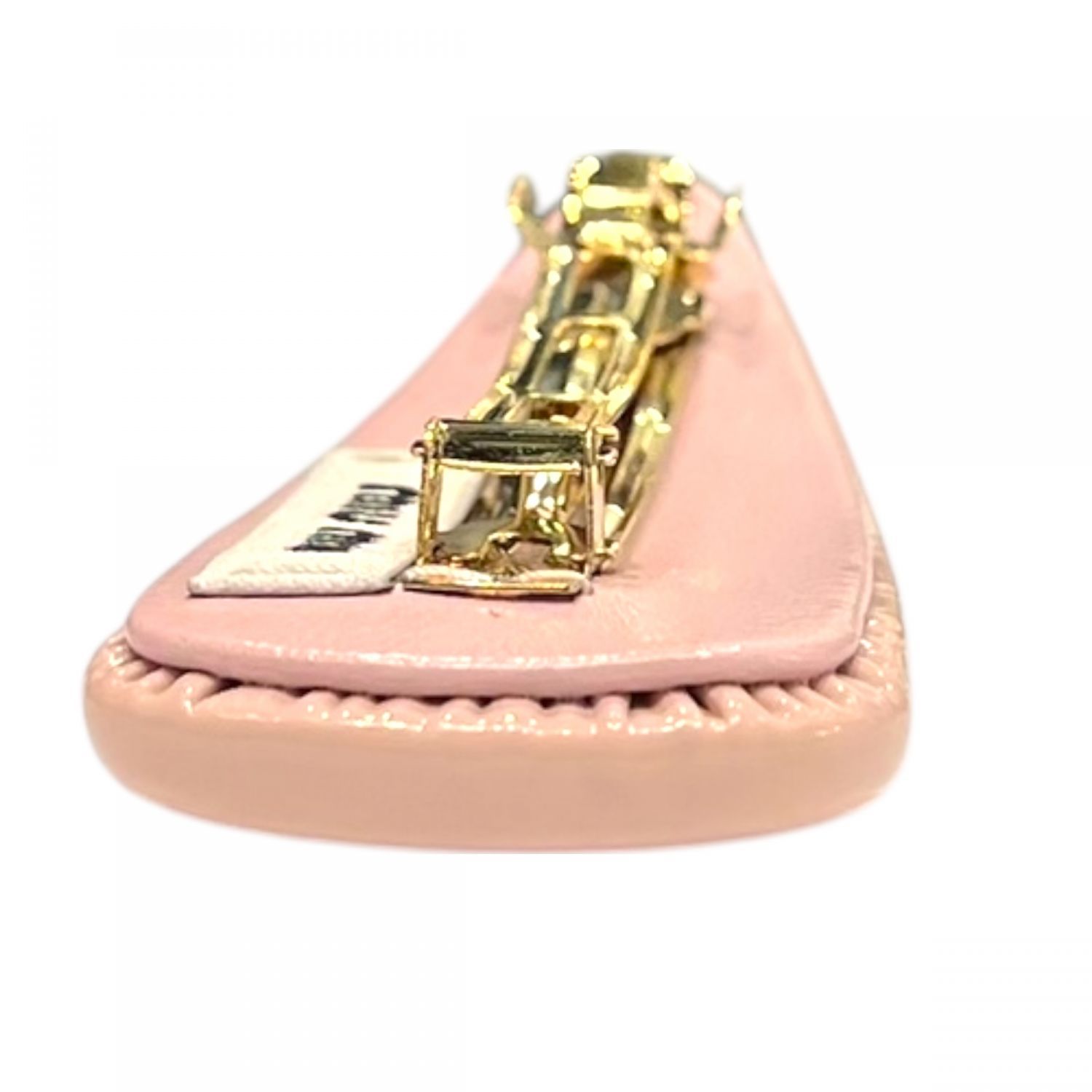 中古】 MIU MIU ミュウミュウ ロゴ バレッタ ヘアクリップ GP×パテント
