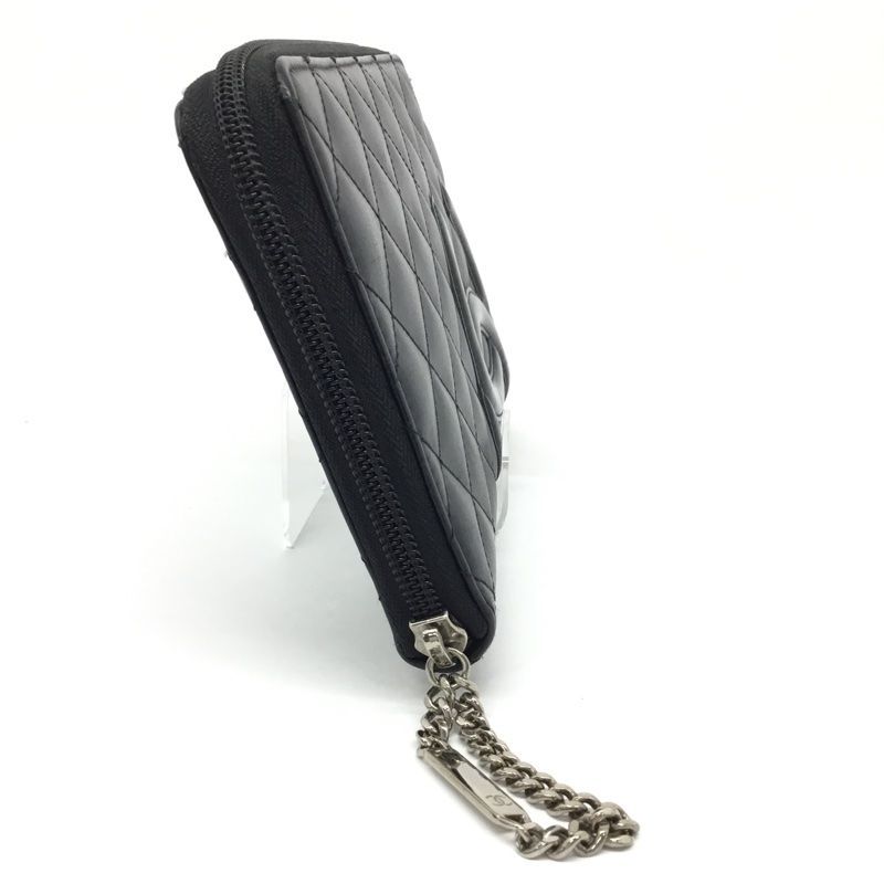 CHANEL【シャネル】オーガナイザー ラウンドファスナー長財布 