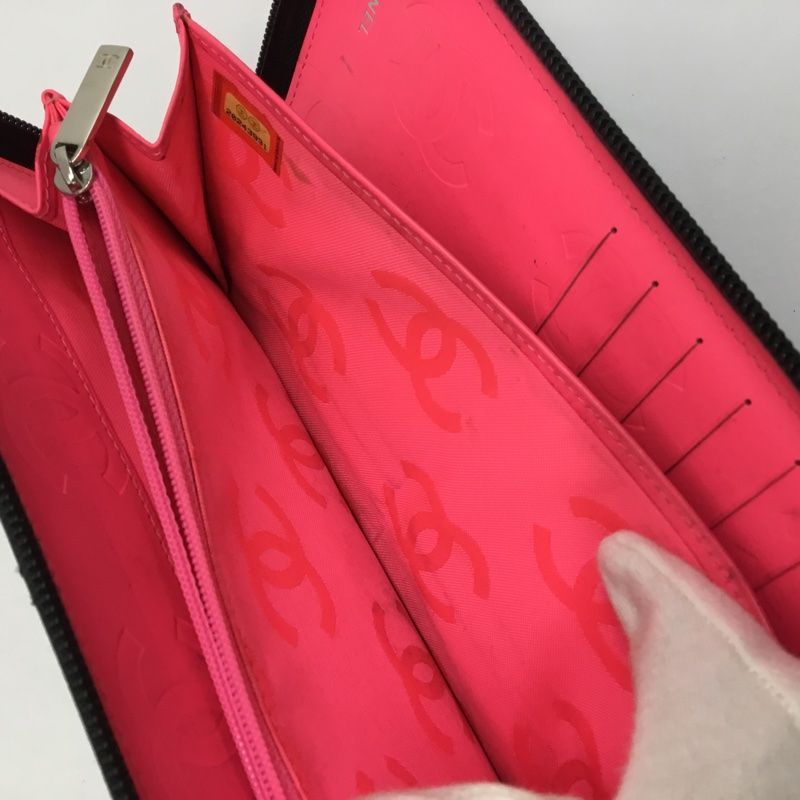 CHANEL【シャネル】オーガナイザー ラウンドファスナー長財布