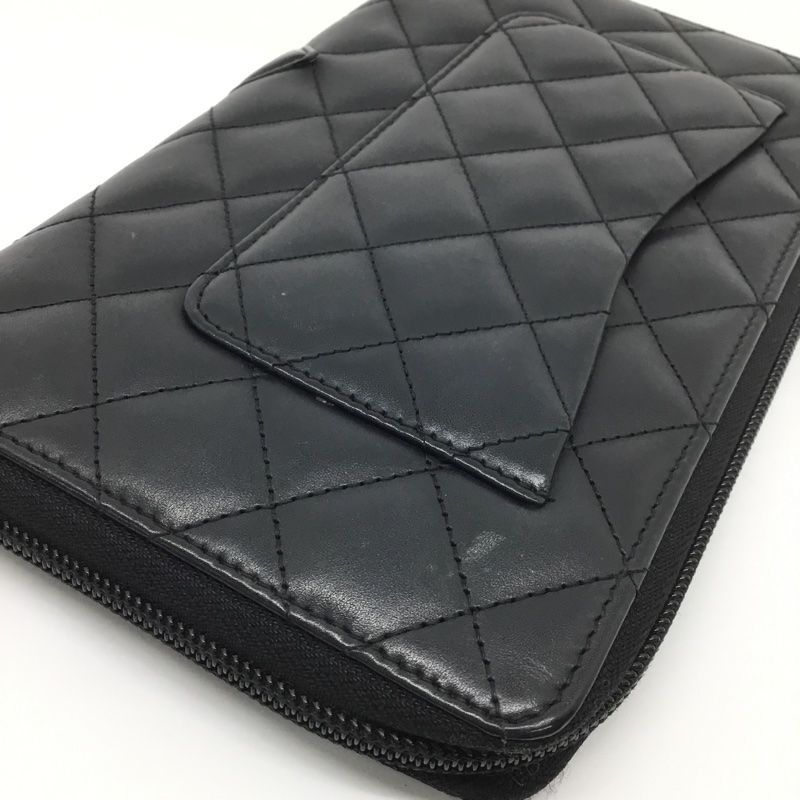 CHANEL【シャネル】オーガナイザー ラウンドファスナー長財布