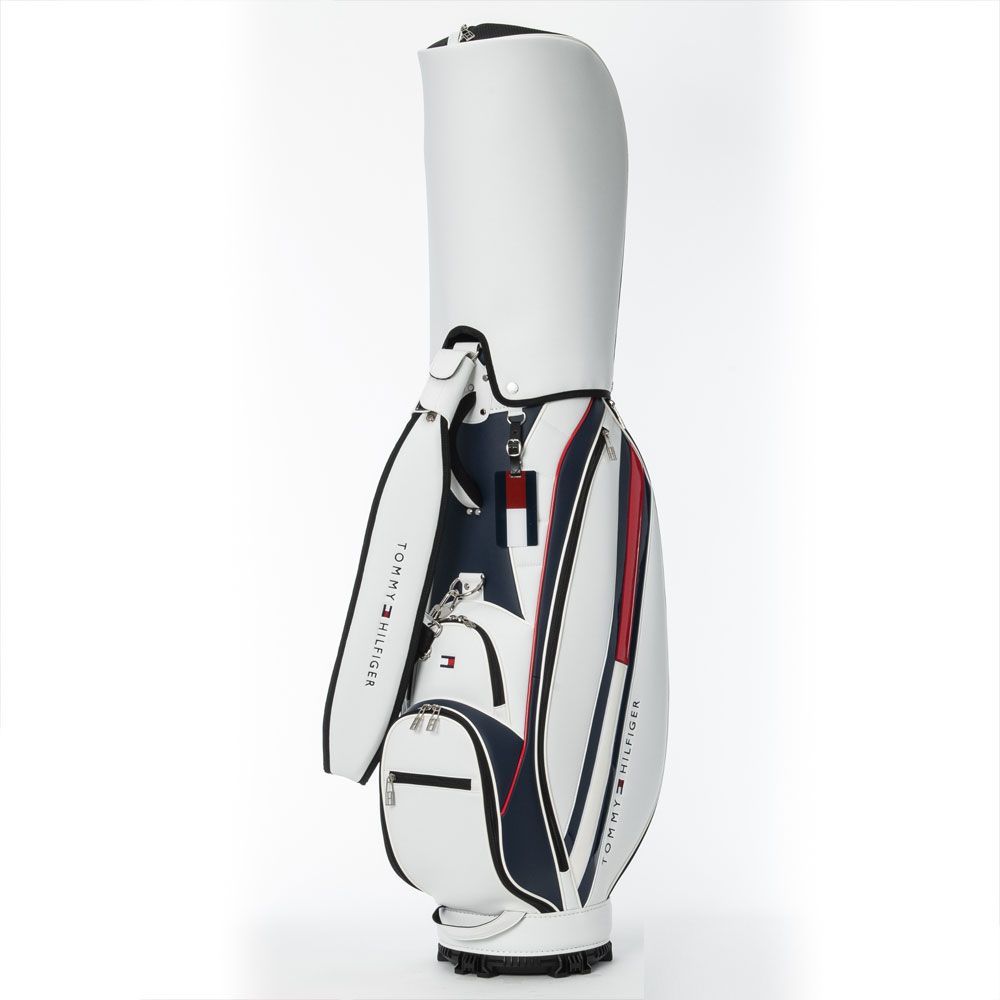  トミーヒルフィガー カート キャディバッグ〔ベーシック〕thmg6sc7 9.0型 ユニセックス 正規販売店 TOMMY HILFIGER ゴルフ キャデイバッグ レディース メンズ 2026 期間 無料刻印サービス 高校ゴルフ用品 ゴルフバッグ キャディバッグ ゴルフ