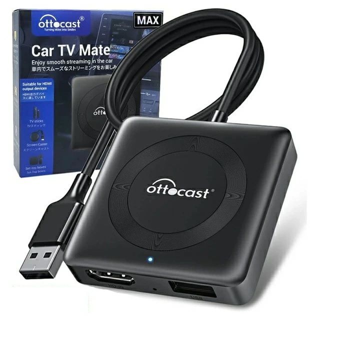 Ottocast tv mate Max ワイヤレスCarPlay hdmi入力 CA361C4 - メルカリ