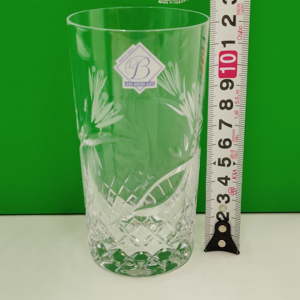 ボヘミアクリスタル タンブラー 5客セット Bohemia Crystal グラス 箱 