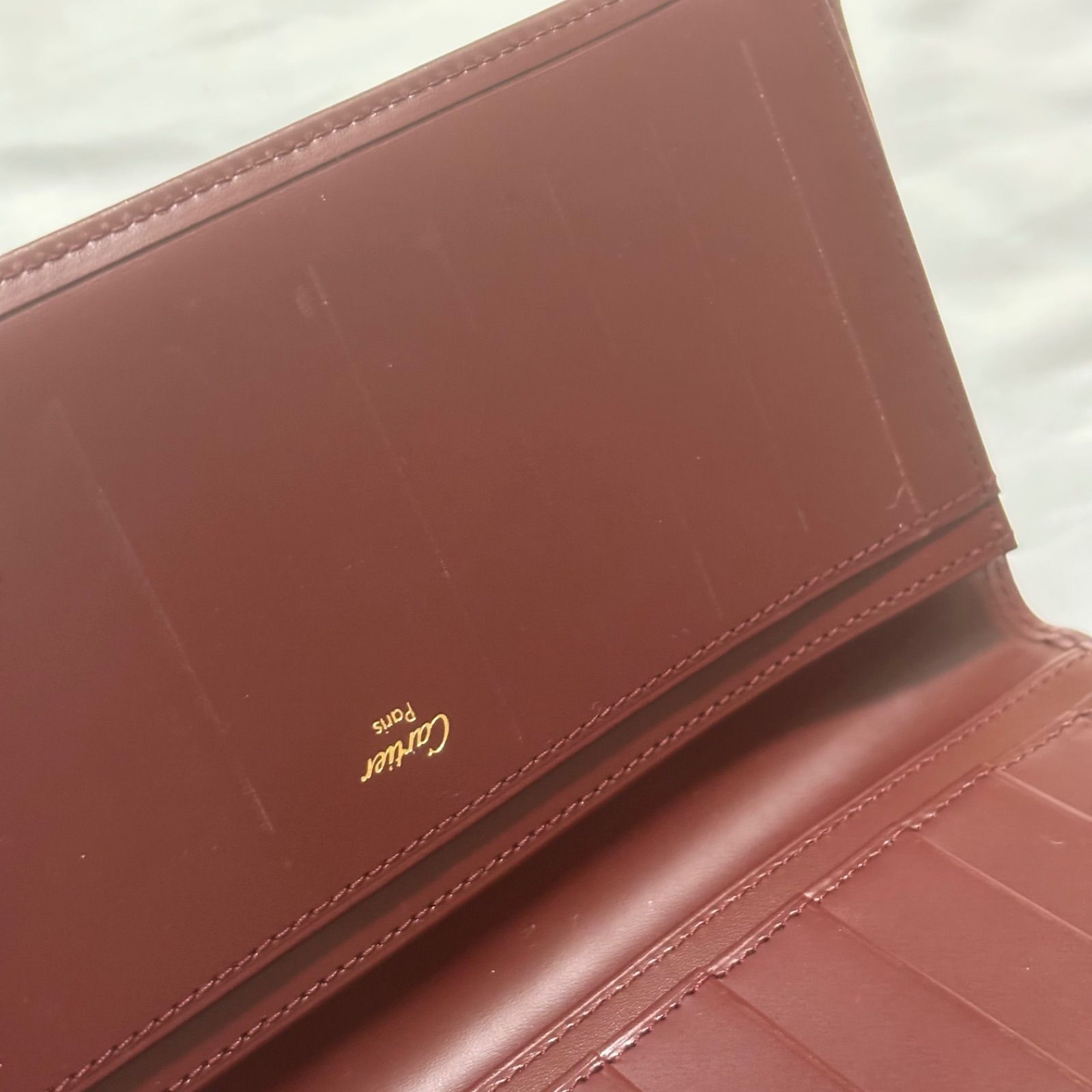 送料無料】【美品】Cartier/カルティエ/マストライン/長財布/二つ折り 