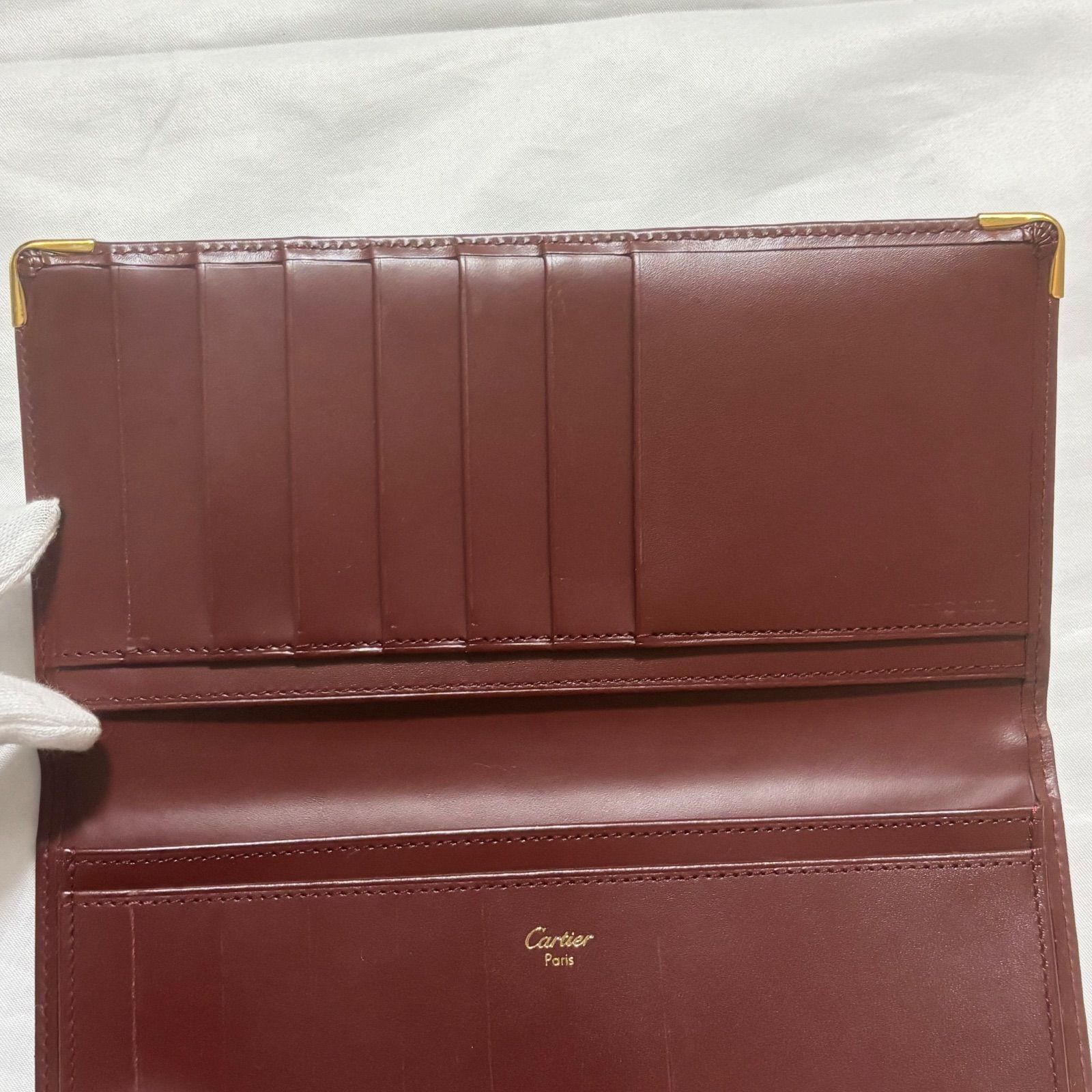 送料無料】【美品】Cartier/カルティエ/マストライン/長財布/二つ折り 