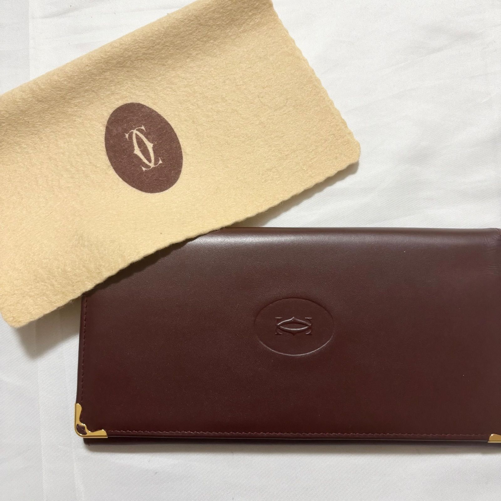 送料無料】Cartier/カルティエ/マストドゥカルティエ/長財布/二つ折り 