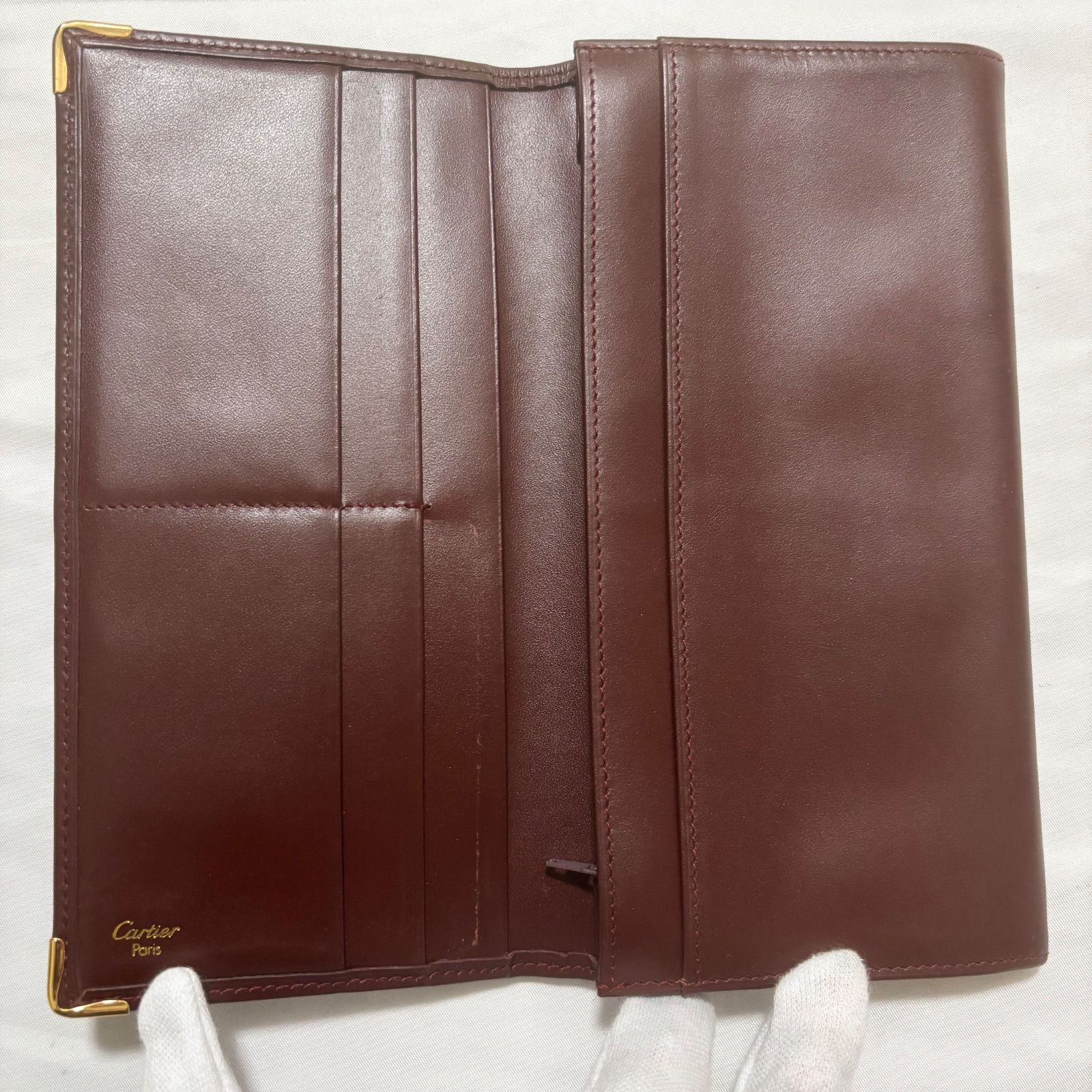 送料無料】Cartier/カルティエ/マストドゥカルティエ/長財布/二つ折り 