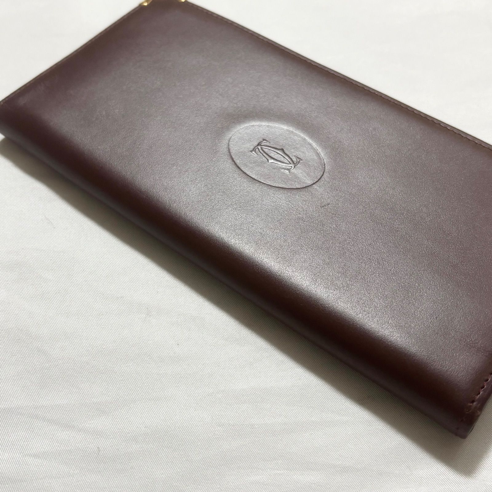 送料無料】Cartier/カルティエ/マストドゥカルティエ/長財布/二つ折り 