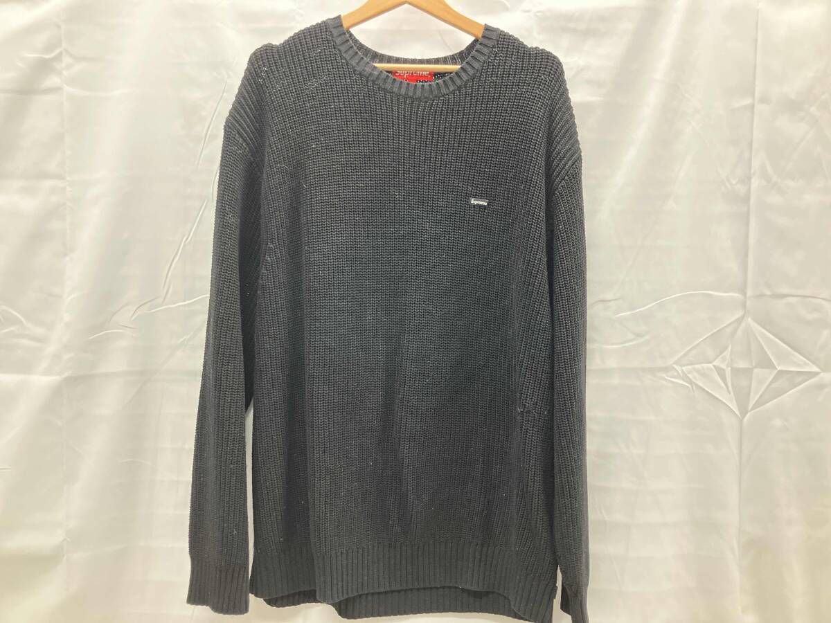 Supreme ニット Small Box Ribbed Sweater 表記サイズXL ブラック 