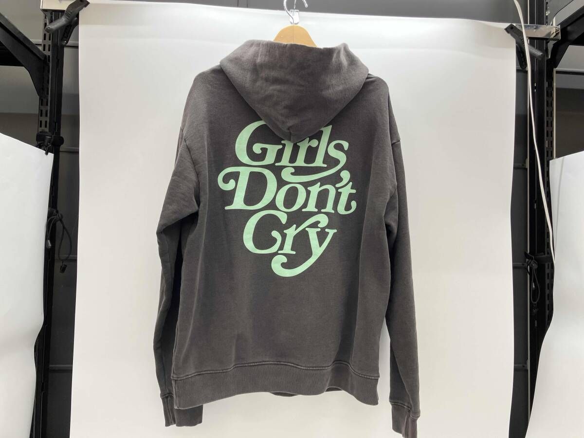 春秋 GIRLS DONT CRY VERDY ガールズドントクライ ロゴフーディー