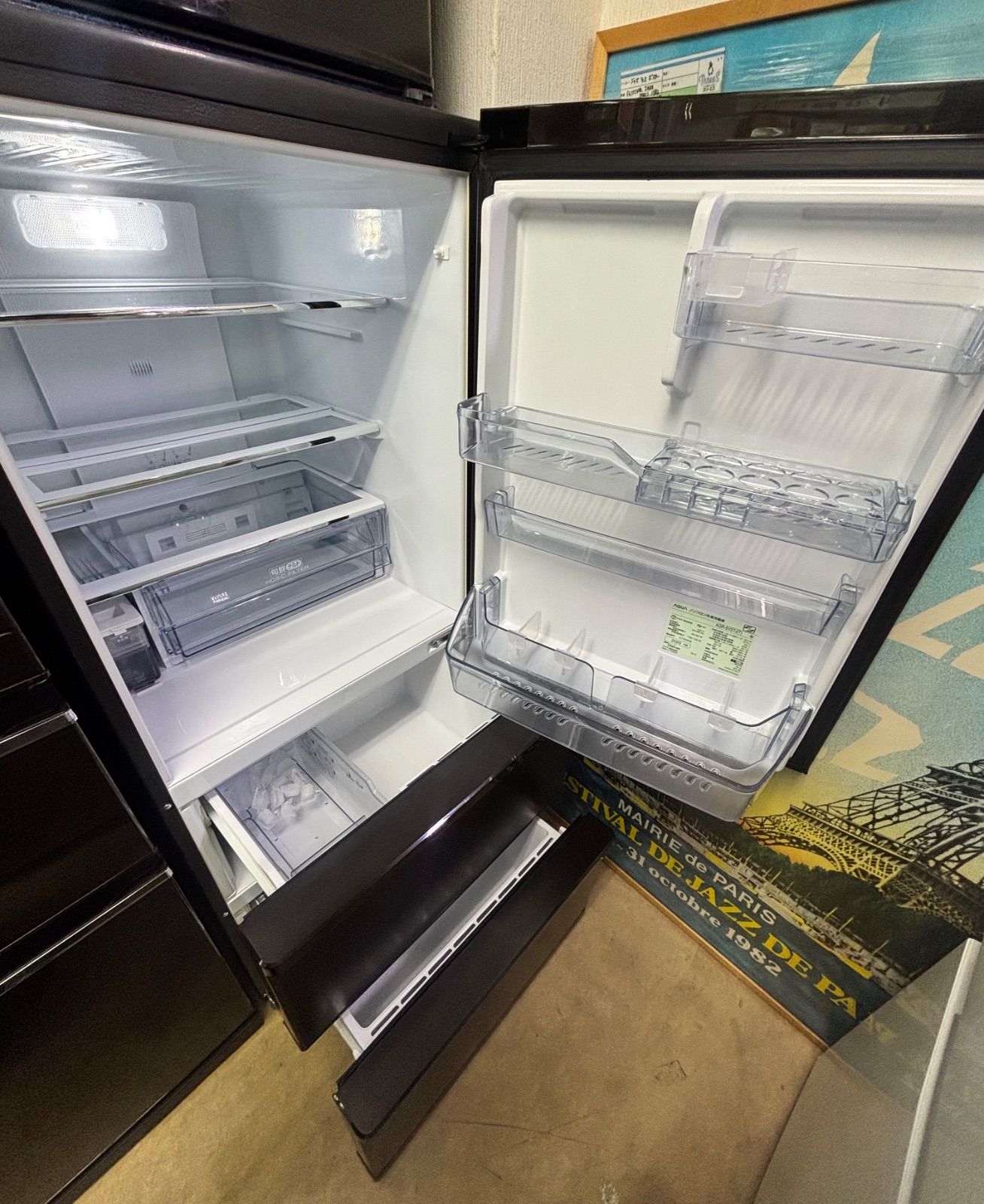 ◇AQUA 冷蔵庫 272L ウッドブラウン AQR-SV27J(T) | Buyee 通販購入