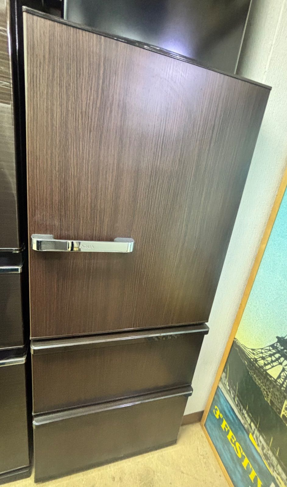 ◇AQUA 冷蔵庫 272L ウッドブラウン AQR-SV27J(T) | Buyee 通販購入