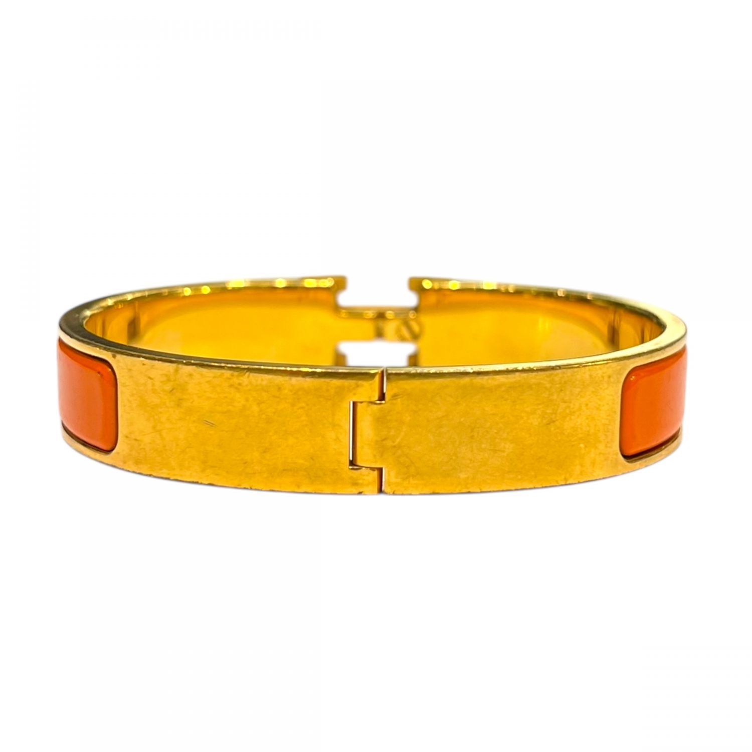 中古】 HERMES エルメス バングル クリッククラックH ブレスレット PM