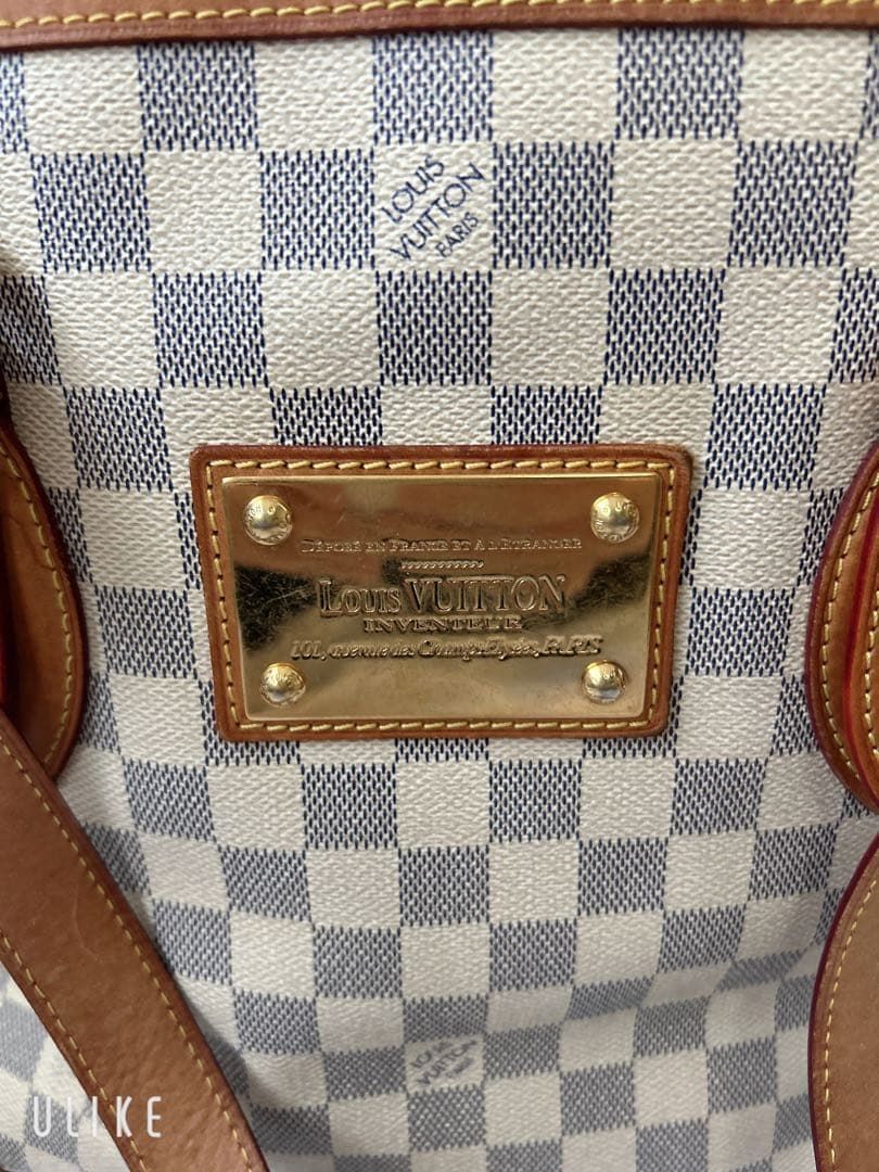 本物保証☆Louis Vuitton ダミエ・アズール ハムステッドMM トート 