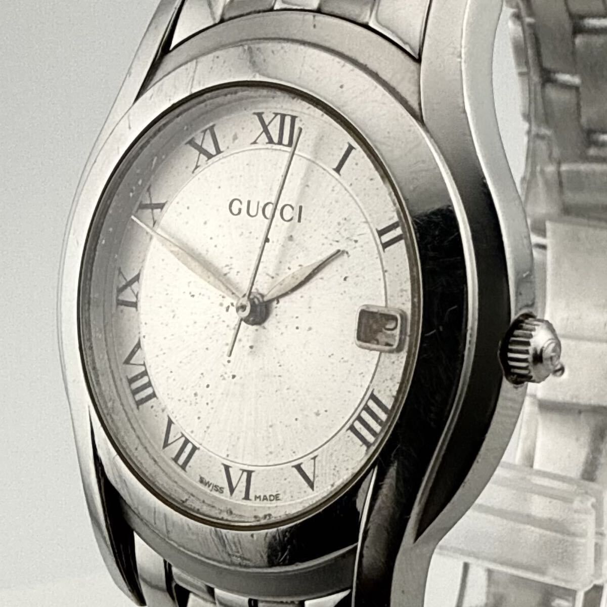 (ジャンク品)GUCCI グッチ　腕時計5500M ジャンク】GUCCI グッチ 5500M メンズ ボーイズ 腕時計 / Wristwatch