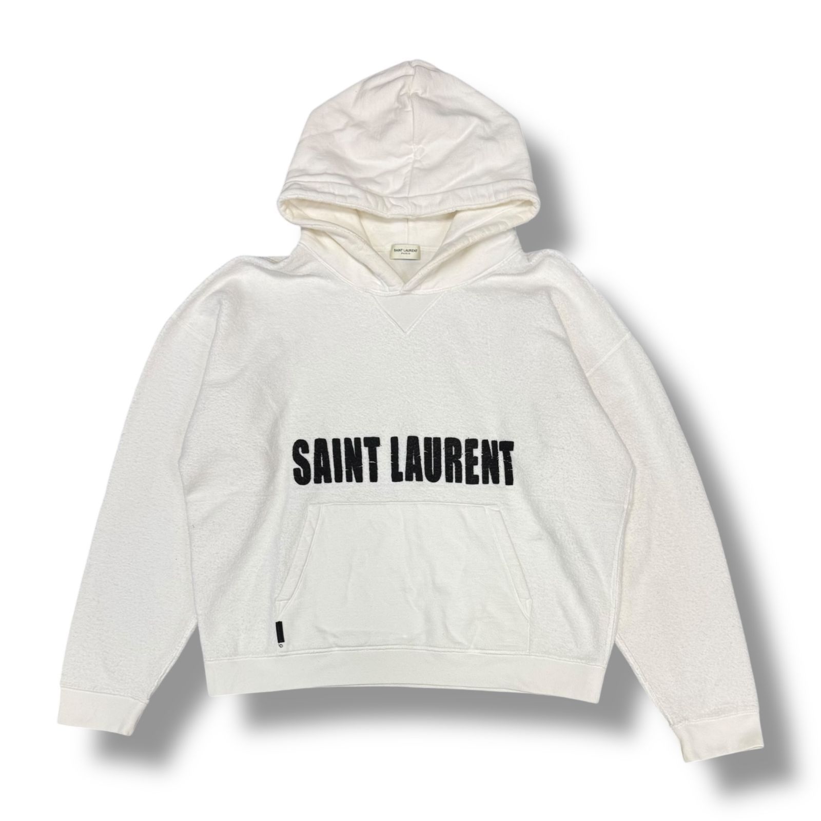 国内正規 SAINT LAURENT PARIS Printed Hoodie プリントフーディ