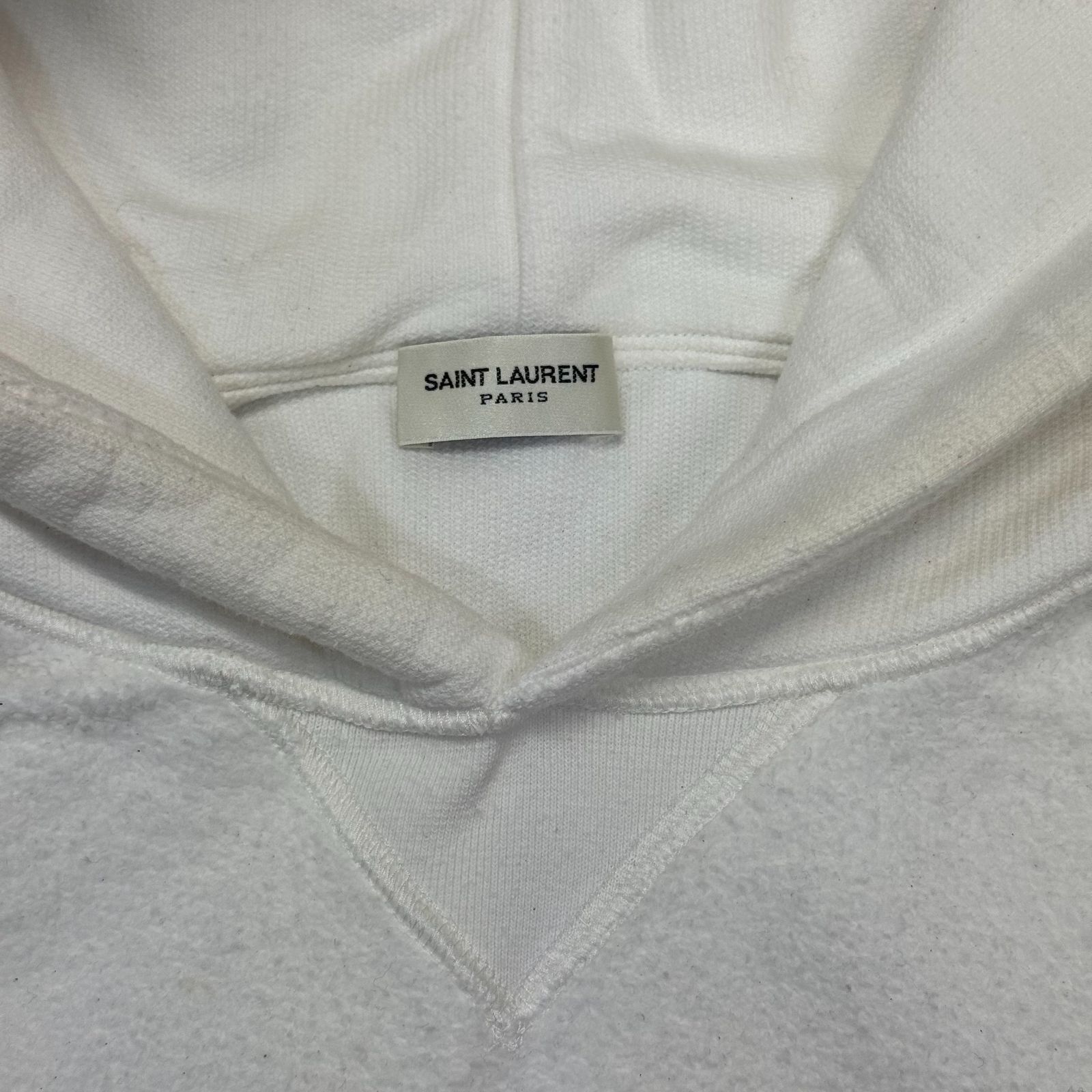 国内正規 SAINT LAURENT PARIS Printed Hoodie プリントフーディ