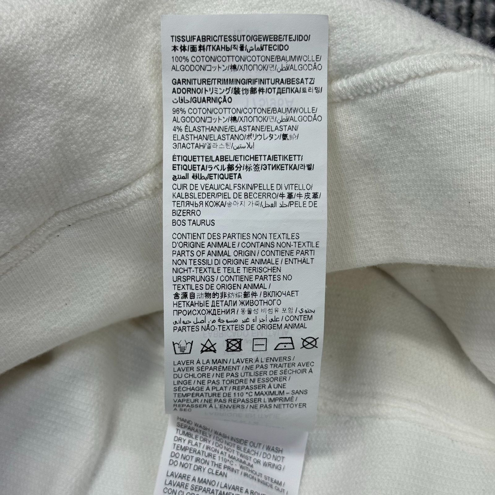 国内正規 SAINT LAURENT PARIS Printed Hoodie プリントフーディ