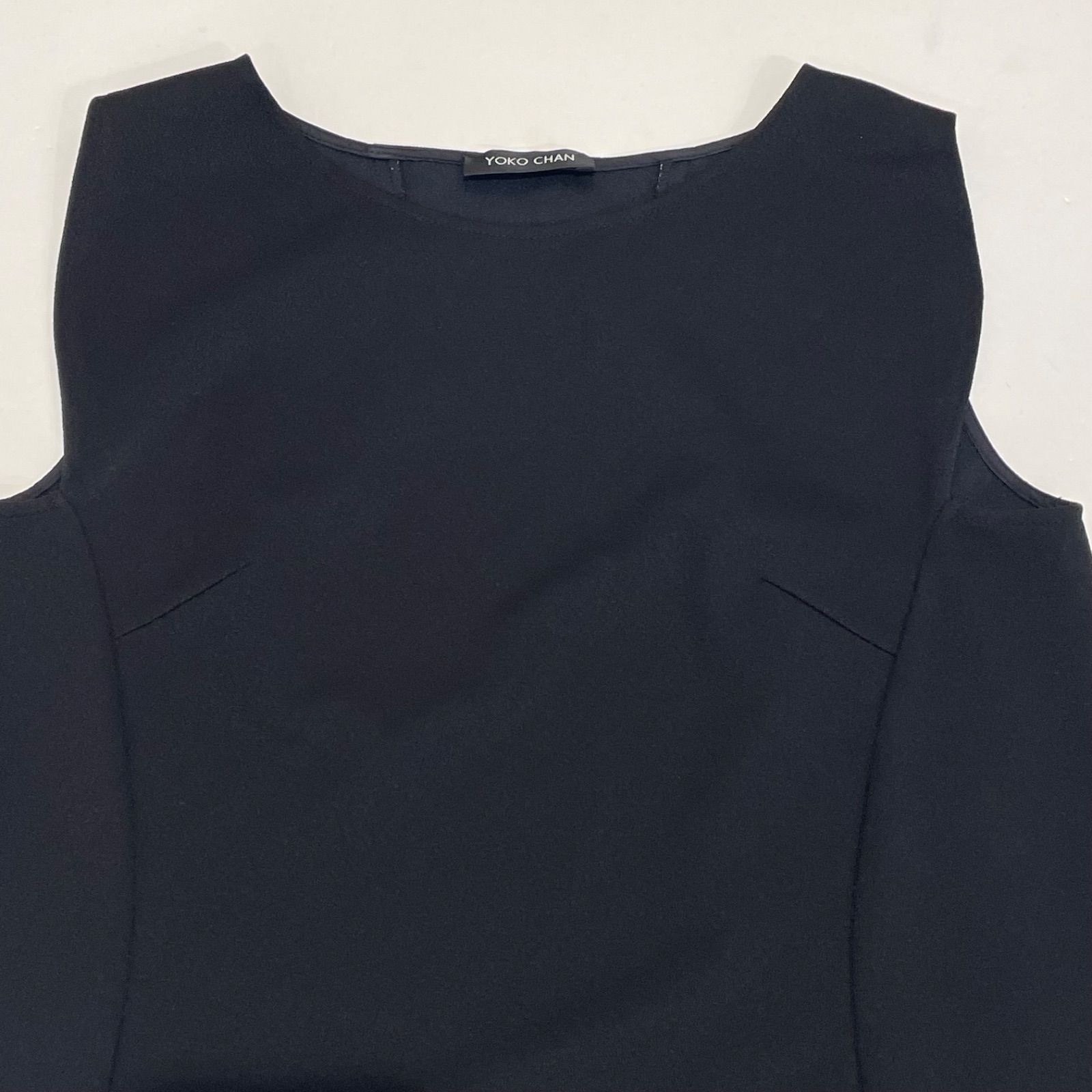 YOKO CHAN ヨーコチャン ノースリーブワンピース シンプル 綺麗め 上品 