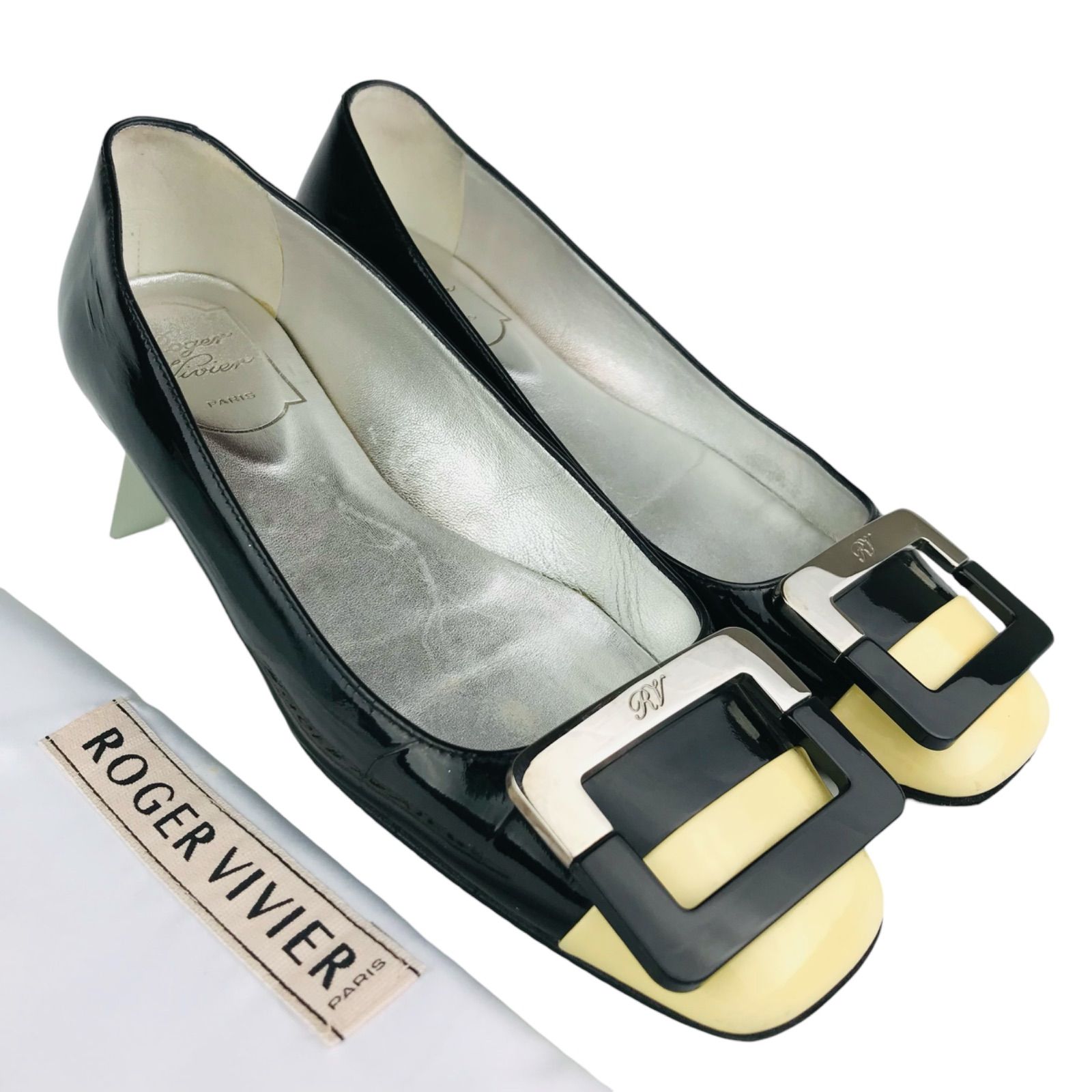 美品　RogerVivier ロジェヴィヴィエ　フラットシューズ パンプス RogerVivier(ロジェヴィヴィエ) フラットシューズ 35 レディース