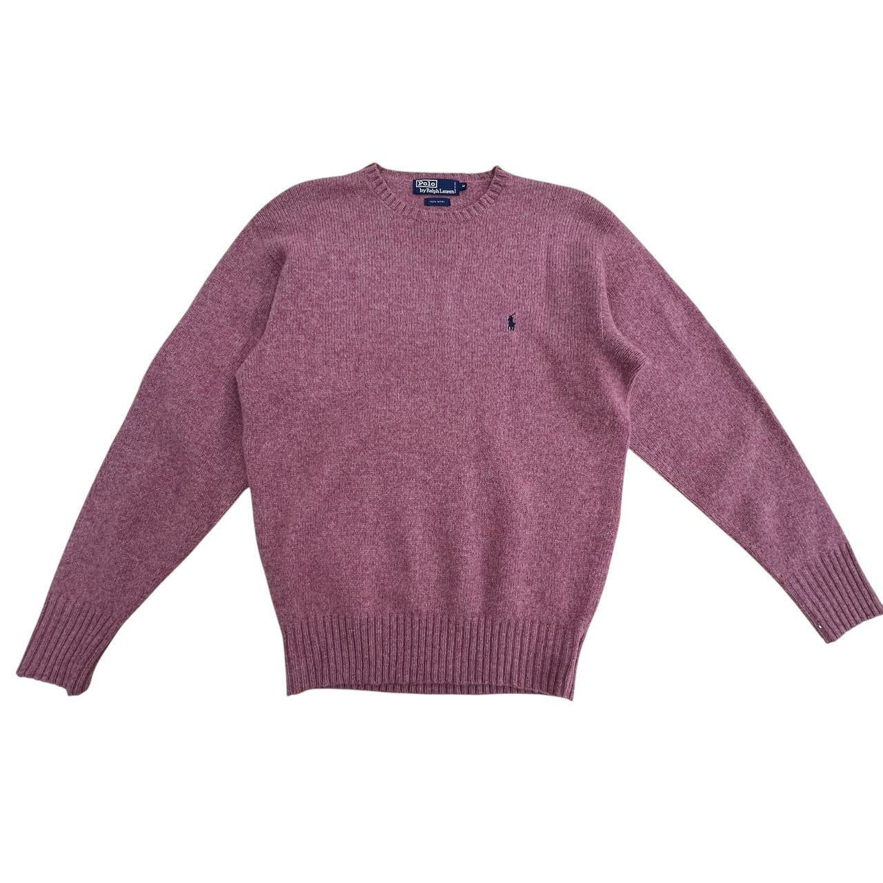 POLO Ralph Lauren ポロ ラルフローレン ウール ニット ピンク M 