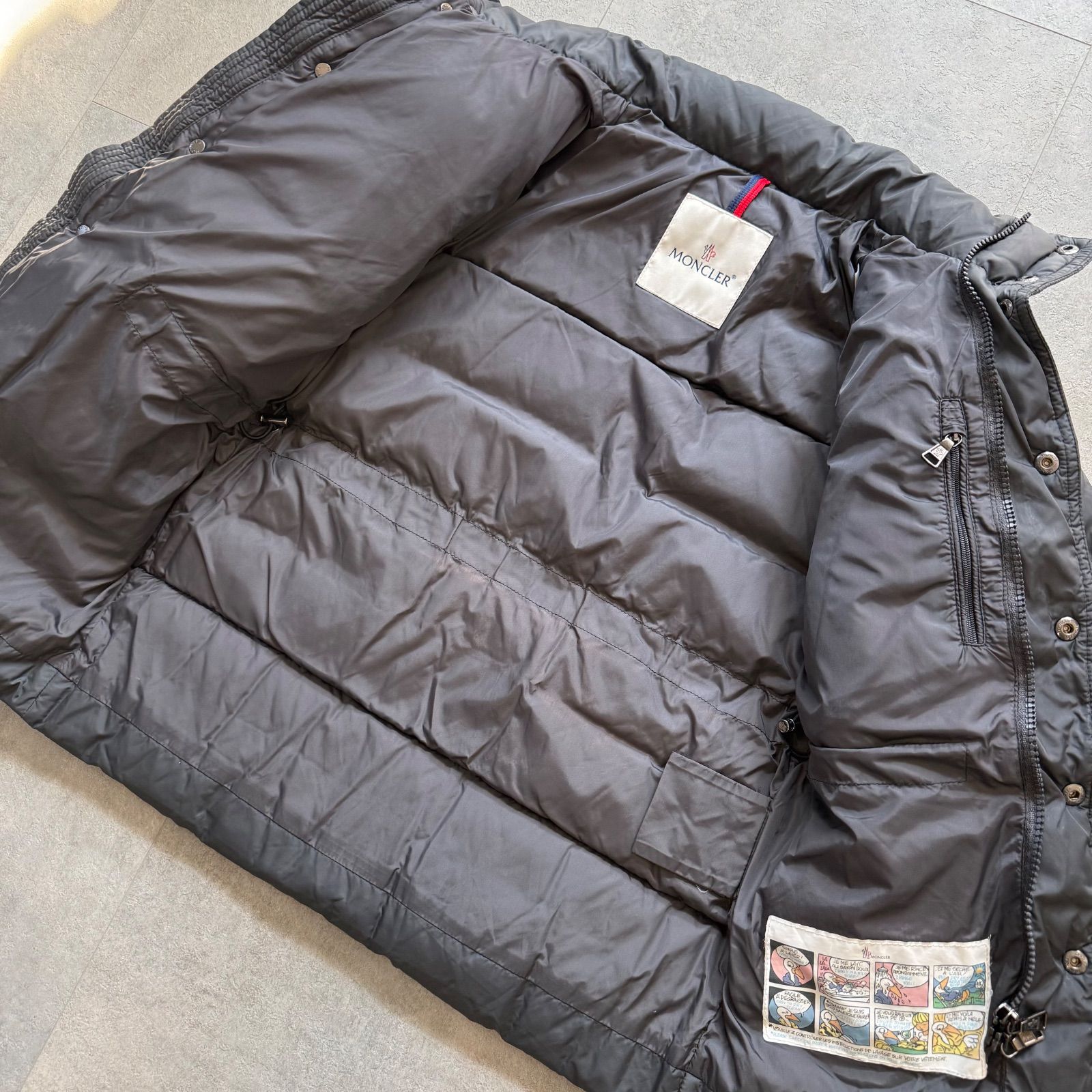 MONCLER モンクレール SENECA ダウンジャケット ミドル丈 グレー 8歳 