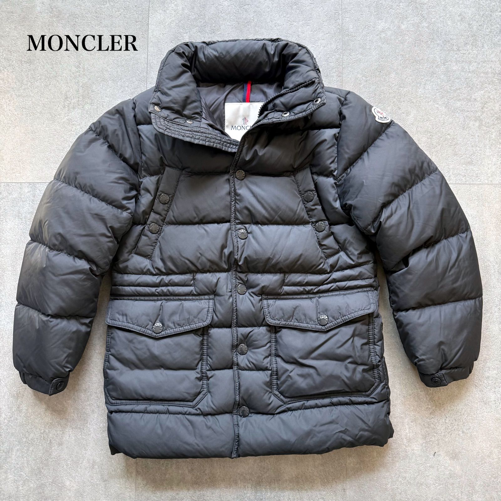 MONCLER モンクレール SENECA ダウンジャケット ミドル丈 グレー 8歳 