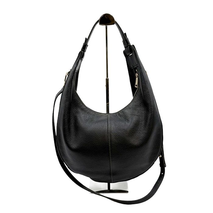 FURLA フルラ レザー ショルダーバッグ ホーボーバッグ ブラック 2WAY 