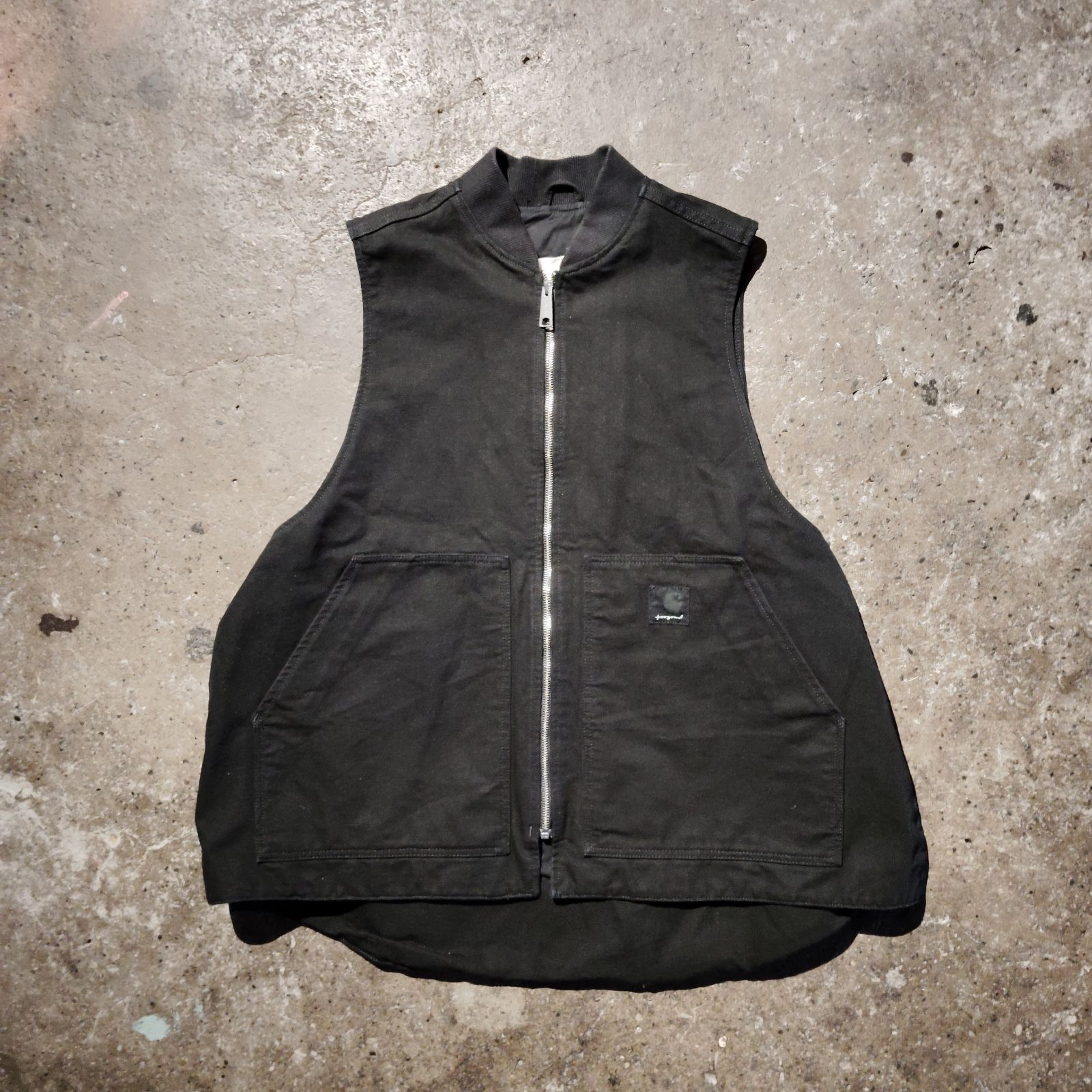 Toogood × carhartt WIP ANTIQUE DEALER × CLASSIC VEST S BLACK 